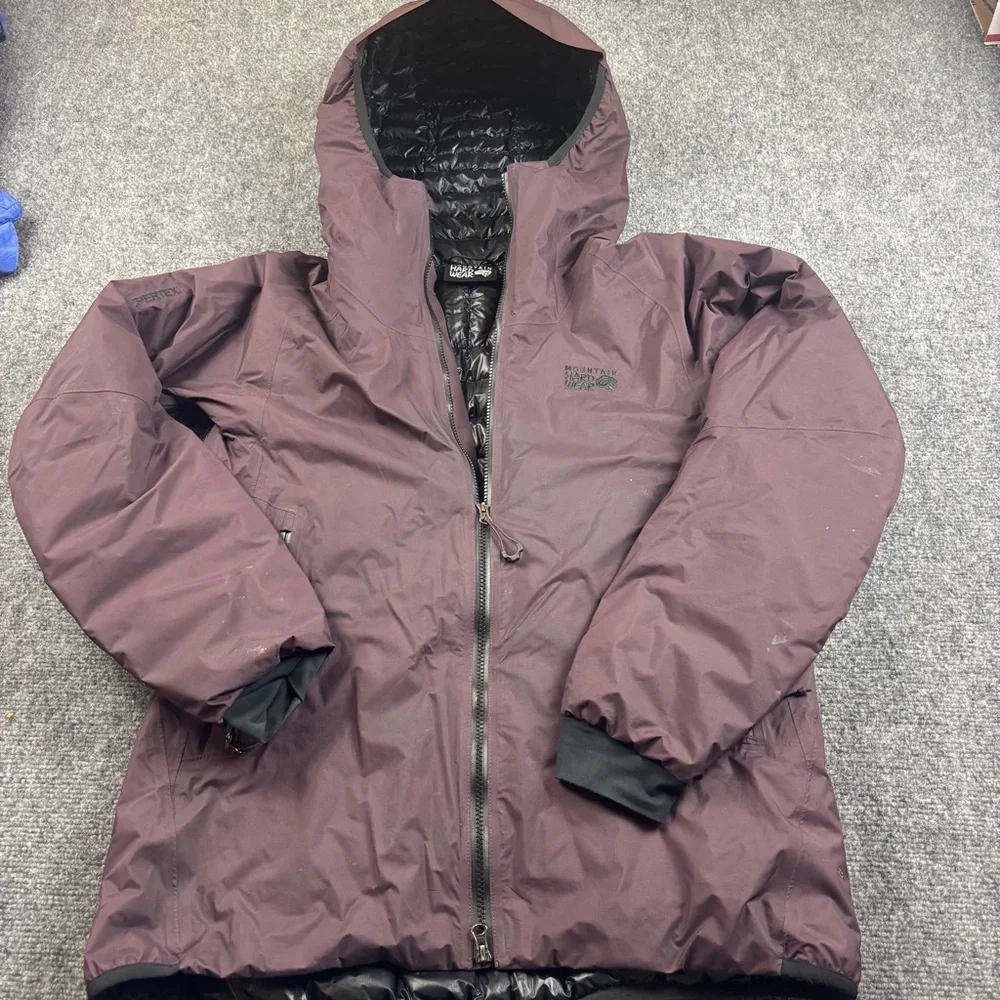 MOUNTAIN HARDWEAR Women’s Storm Whisperer Down Jacket color: Blackberry - XS - Picture 2 of 12